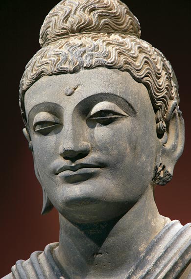 Standing Buddha (detail)
Gandhara, second half of the 2nd century A.D.