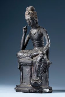 Miroku Bosatsu (Skt., Maitreya Bodhisattva)with One Leg Pendant