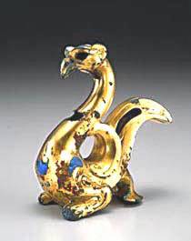 Ornament in the shape of mythical animal