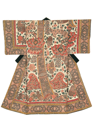 Sarasa Inner Robe with Standing Tree Design