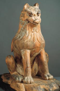 Important Cultural Property
Shishi with Mouth Shut (Un form) from Shishi pair