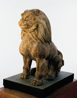 Important Cultural Property
Komainu (Un form) from Shishi and Komainu set