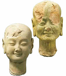 Monk Heads Excavated