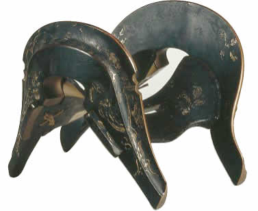 Saddle with Mother-of-Pearl Inlay